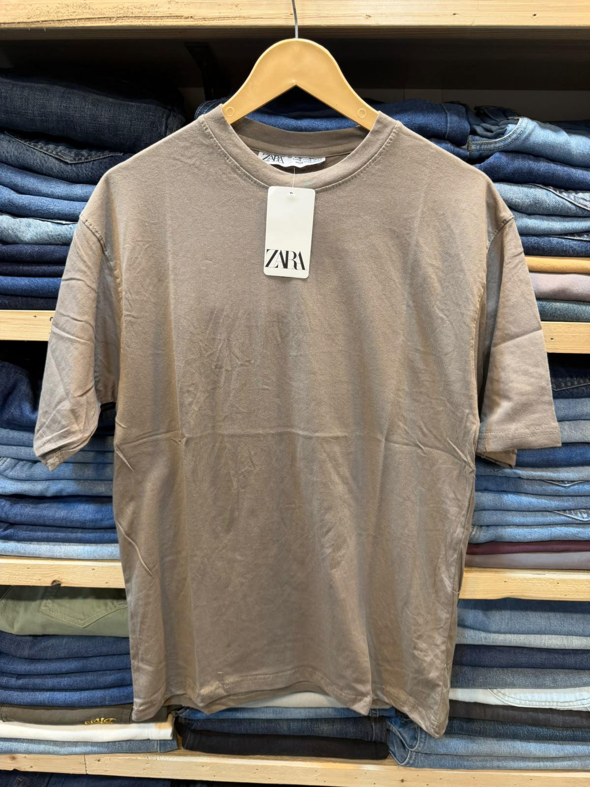 Cotton Tee – Taupe