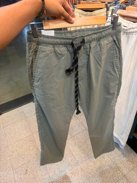 Irish Cotton Trouser – Sage Green