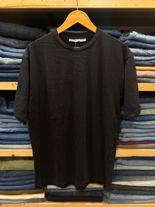 Cotton Tee – Jet Black