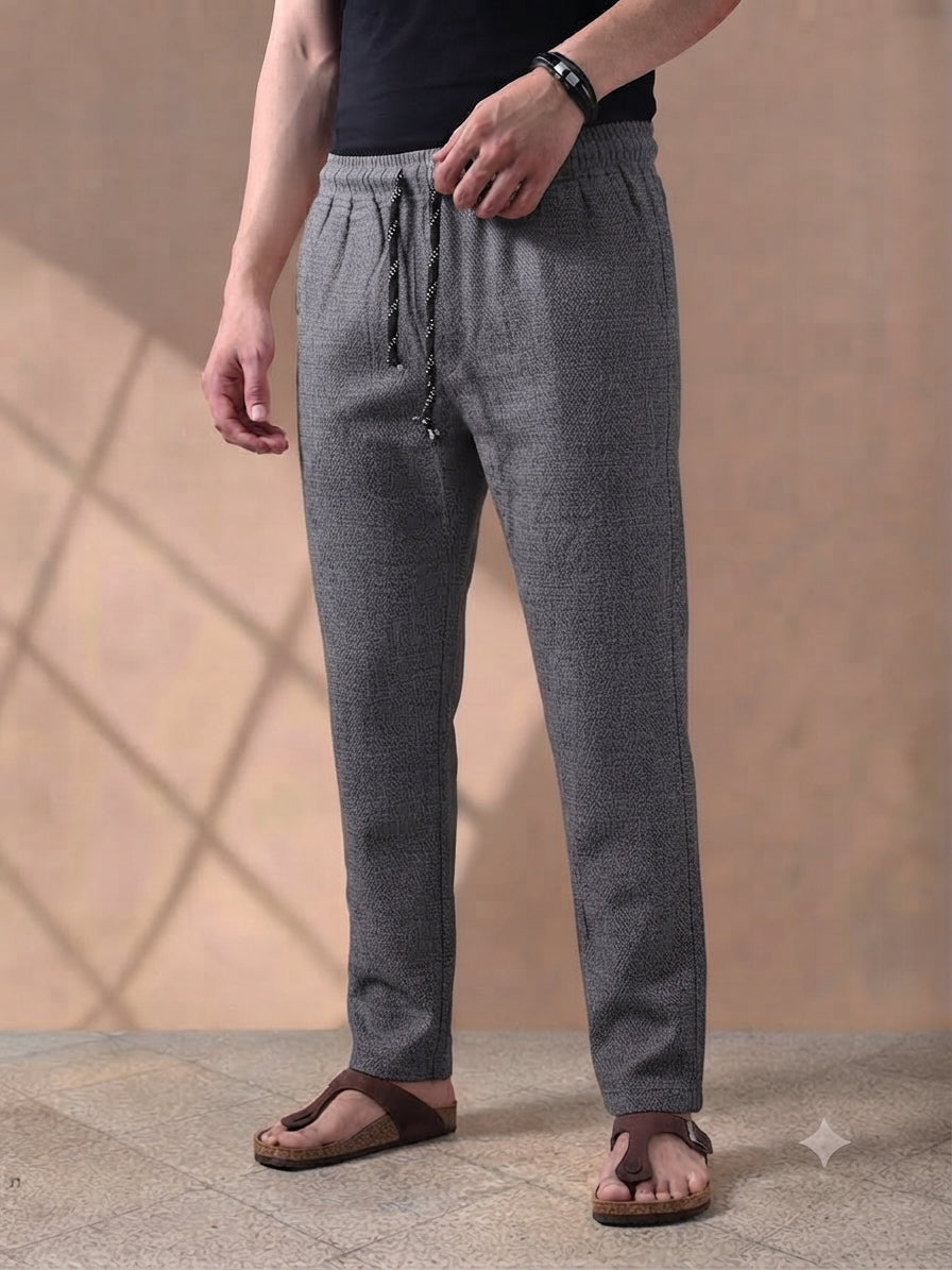 Irish Cotton Trouser – Taupe Grey