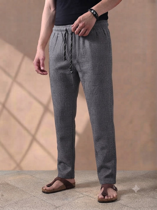 Irish Cotton Trouser – Taupe Grey