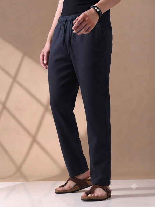 Irish Cotton Trouser – Black