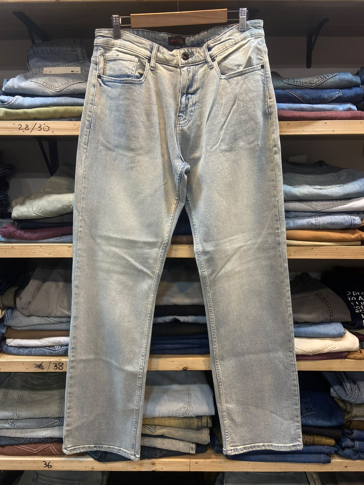 Straight Fit Denim Jeans